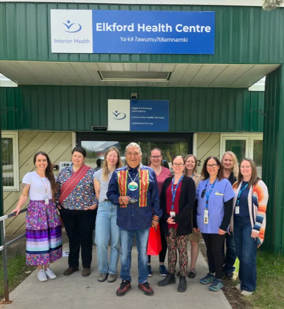 Smudging ceremony marks new chapter at Elkford Urgent and Primary Care Centre