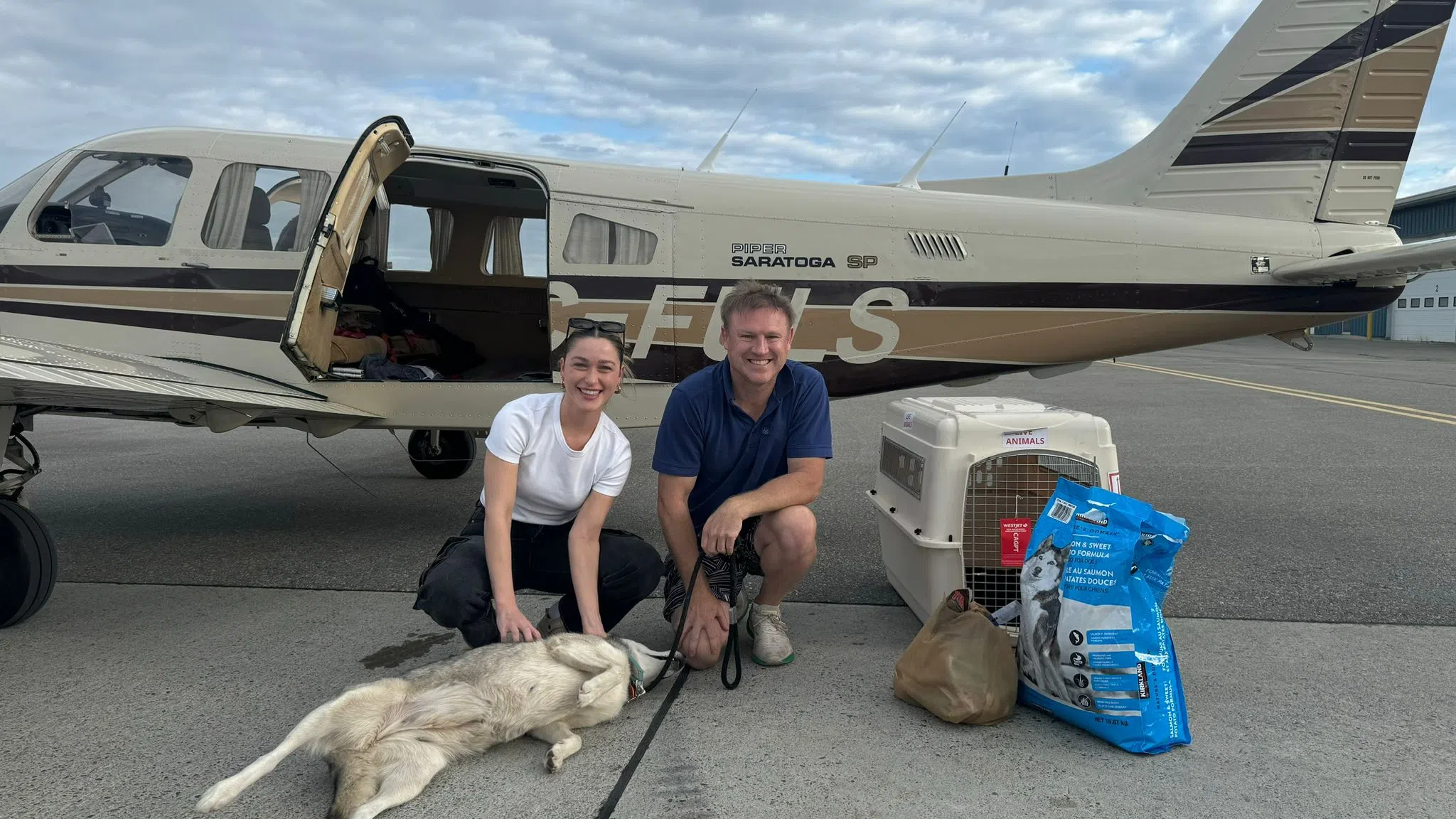 From Mexico to Cranbrook: rescued dog flies to new home