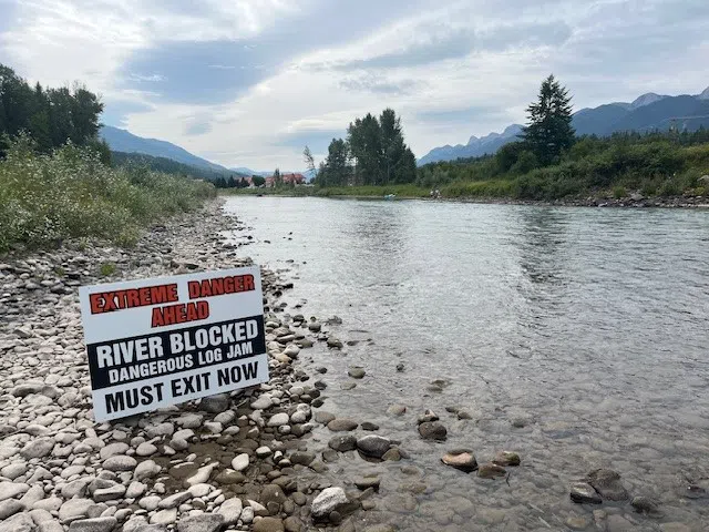 Elk River blocked due to multiple dangerous logjams