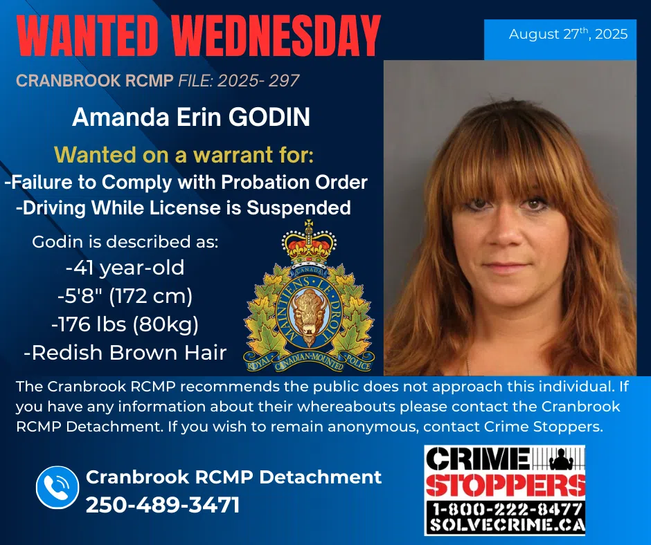 Cranbrook woman wanted on failure to comply