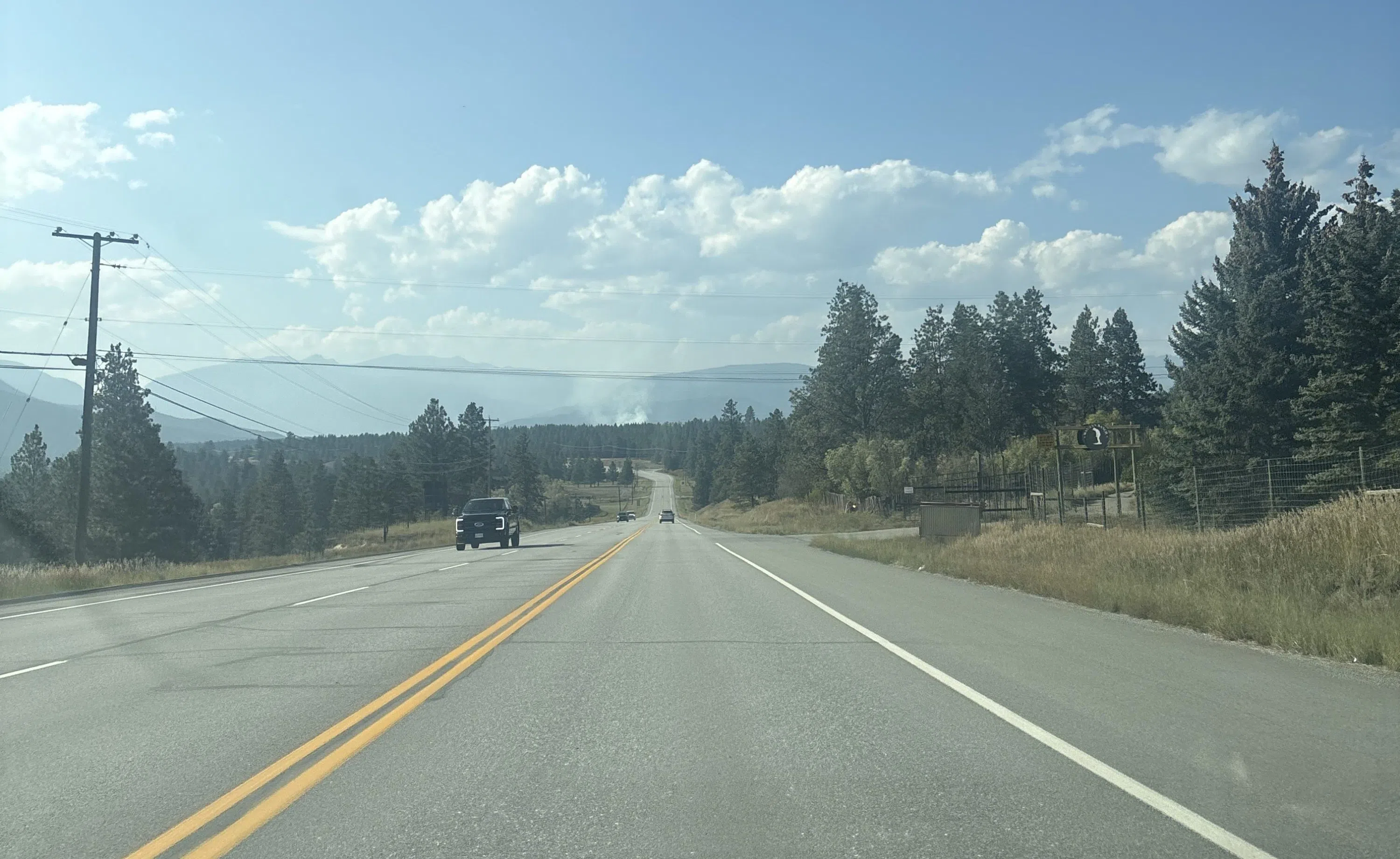 Smoke visible from Kimberley after prescribed burn Thursday