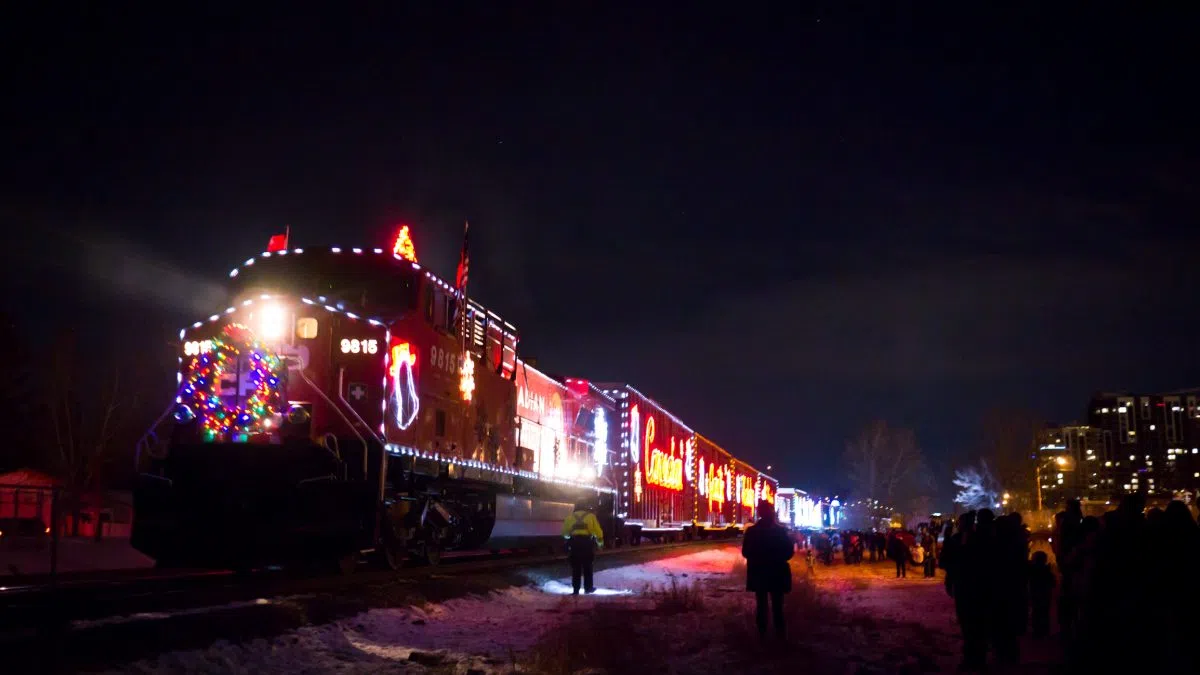 Cranbrook community donates nearly a ton of food to CPKC holiday train