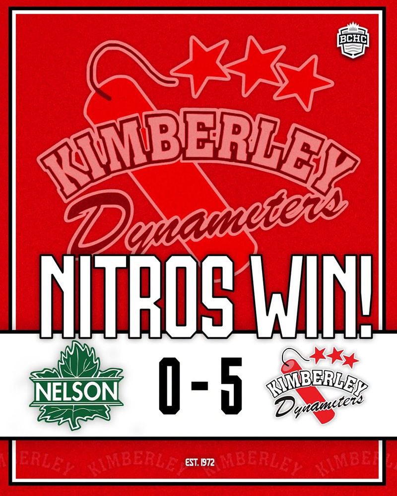 Kimberley closes preseason with shutout win over Nelson 5-0