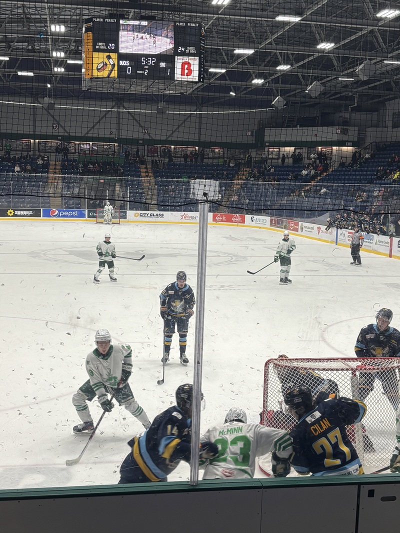 Bucks prevail in overtime battle with Spruce Grove