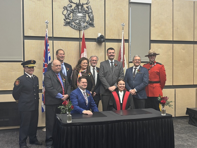 Cranbrook City Council sworn in: Mayor Shypitka outlines priorities