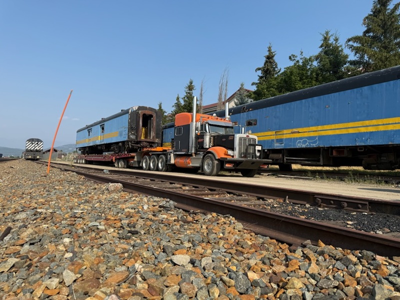 Rail cars removed from Cranbrook, clearing unsightly site