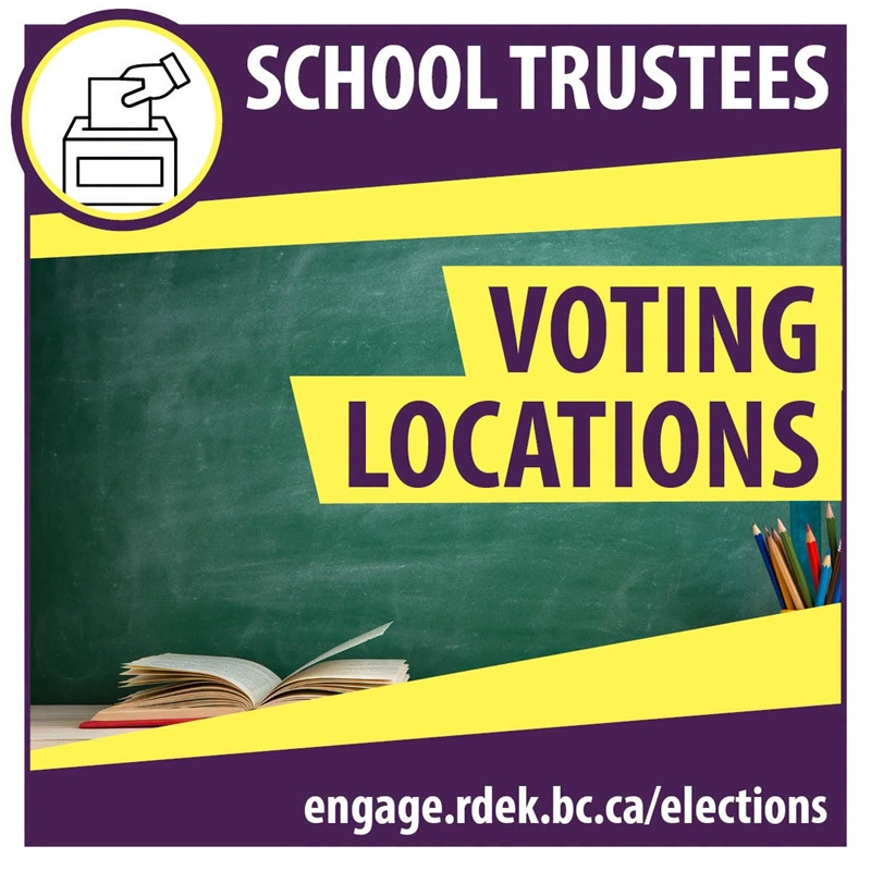 Advance voting locations for the 2026 General School Election