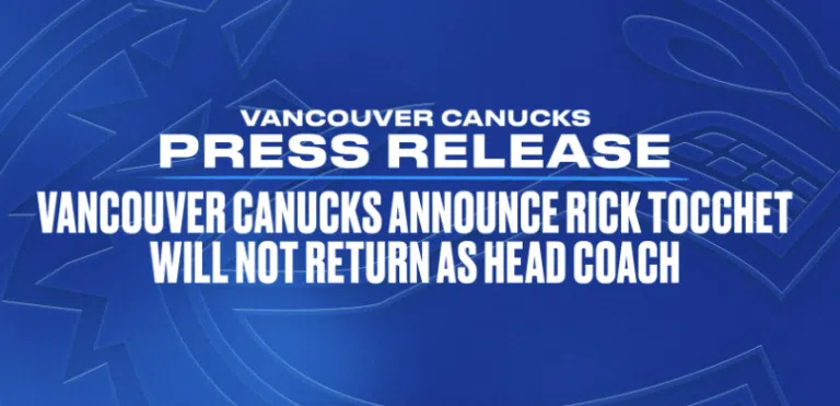 Canucks Without a Head Coach