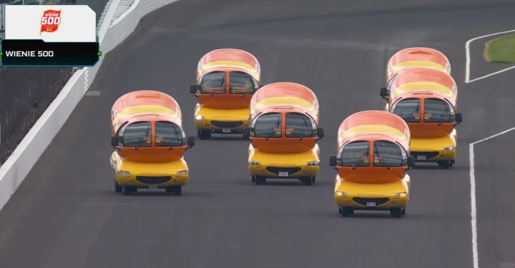 High speed hotdogs......