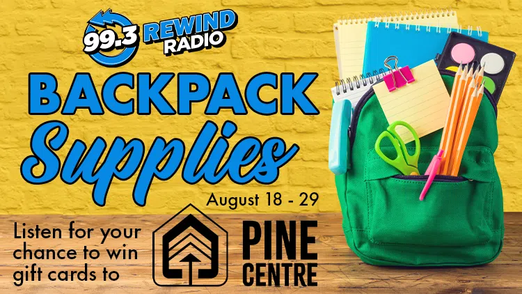 Backpack Supplies with Pine Centre Mall