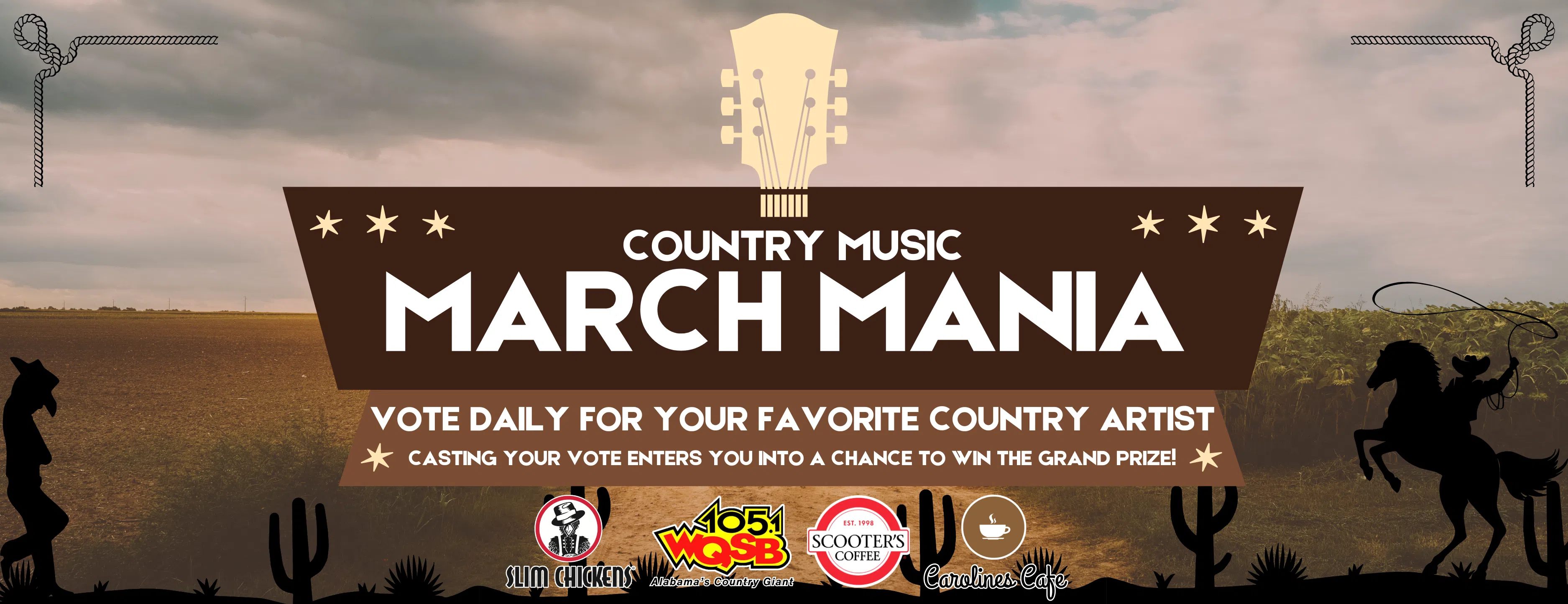 Feature: https://sandmountainbroadcasting.com/country-music-march-mania/