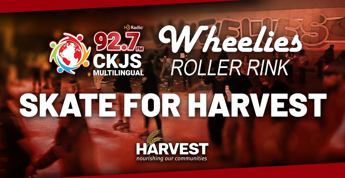 Feature: https://ckjs.com/92-7-fm-ckjs-skate-for-harvest-at-wheelies-roller-rink/