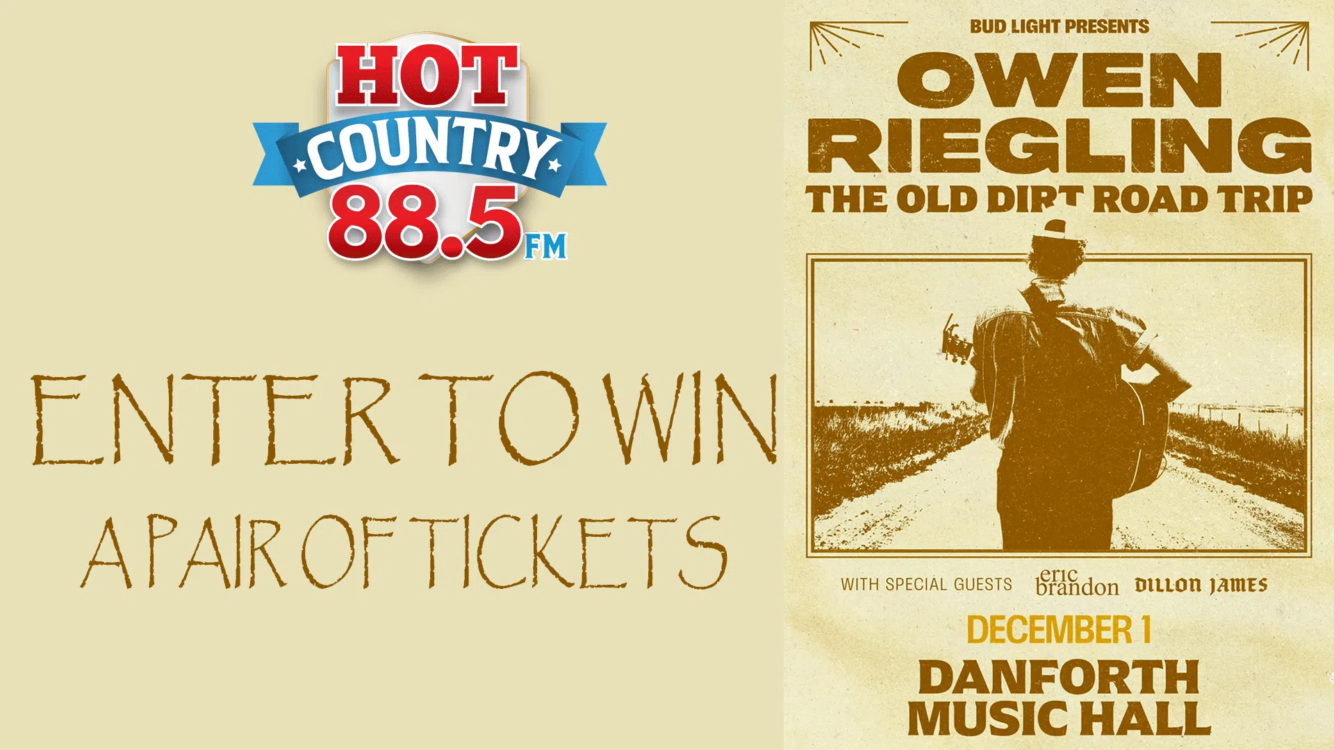 Feature: https://hotcountry885.ca/win/enter-for-your-chance-to-win-tickets-to-owen-riegling/