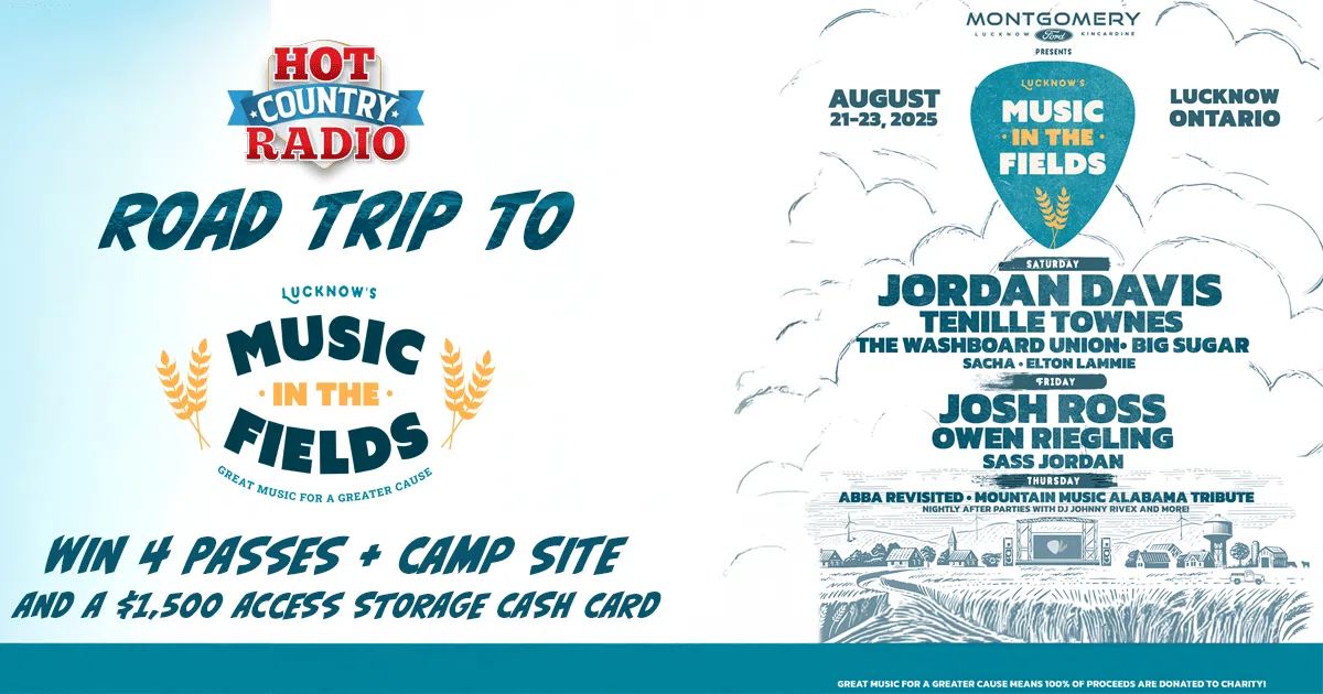 Feature: https://hotcountry885.ca/win/road-trip-to-lucknows-music-in-the-fields/