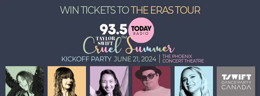 Win tickets to 93.5 Today Radio’s Taylor Swift Cruel Summer Kickoff Party