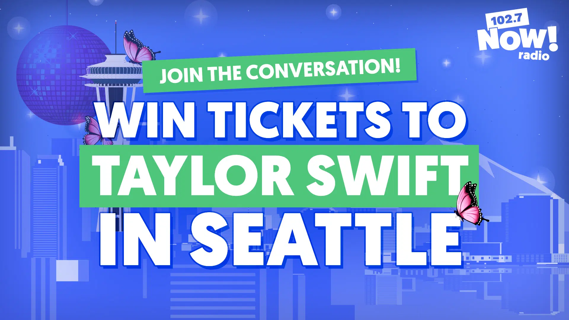 Win Taylor Swift Tickets! We're 102.7 THE PEAK!