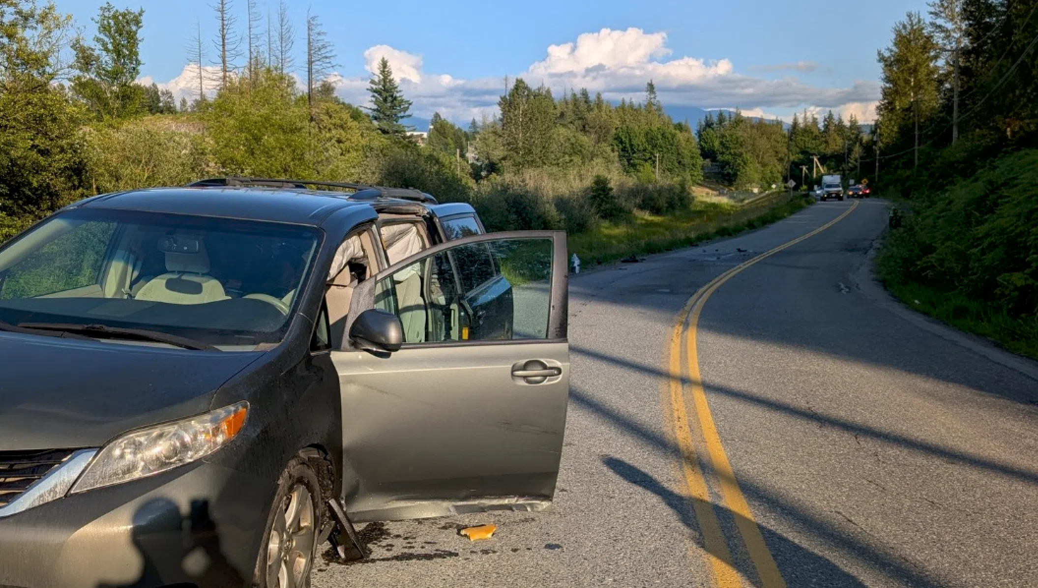 Abbotsford police crash scene