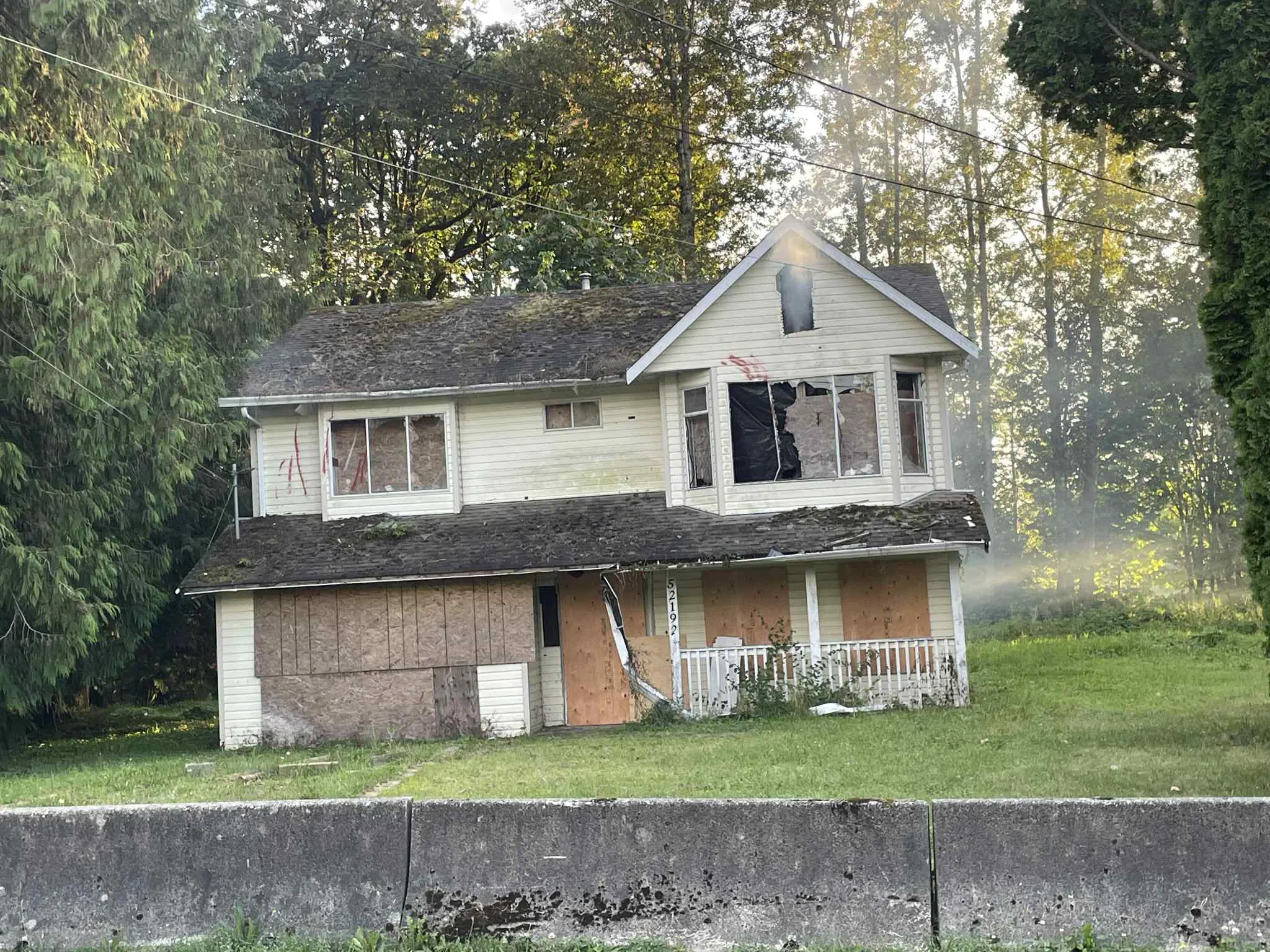 Abandoned house.