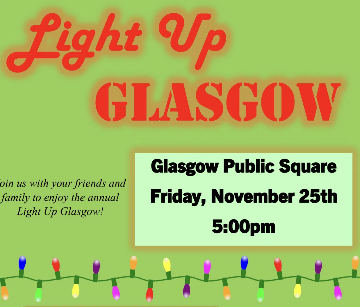 Glasgow, Cave City host ‘light up’ events Glasgow News 1