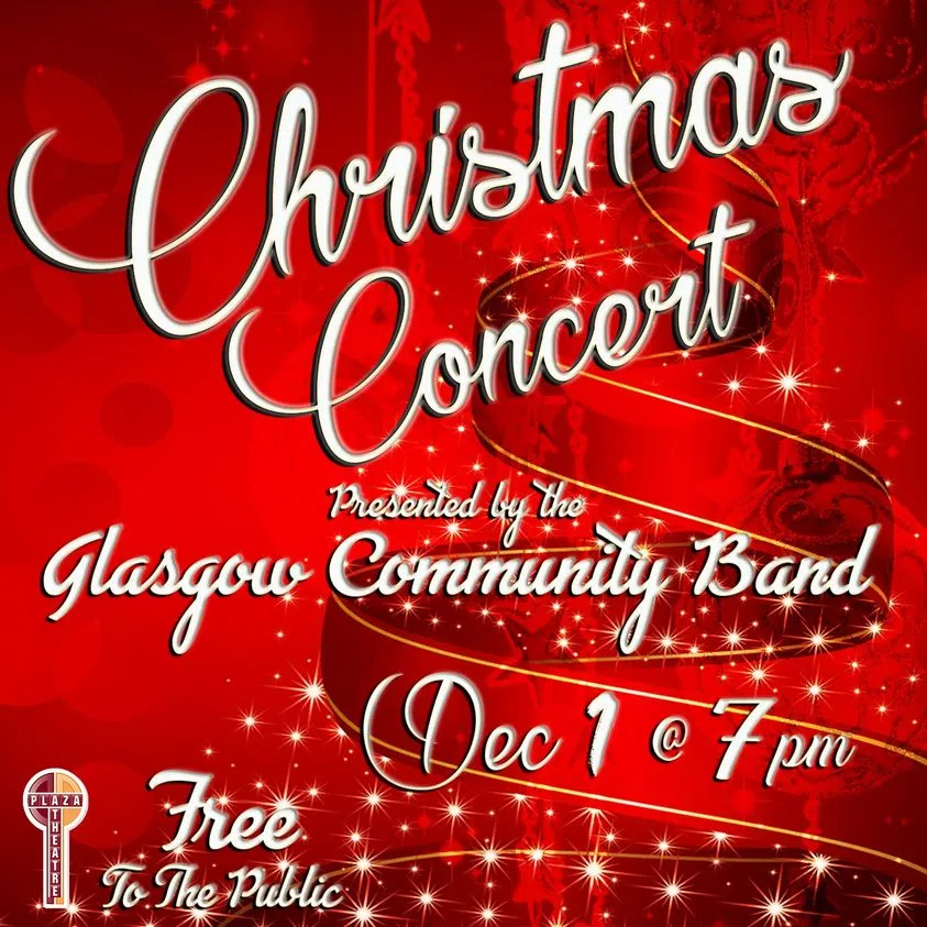 Glasgow Community Band annual Christmas concert set for Friday at Plaza