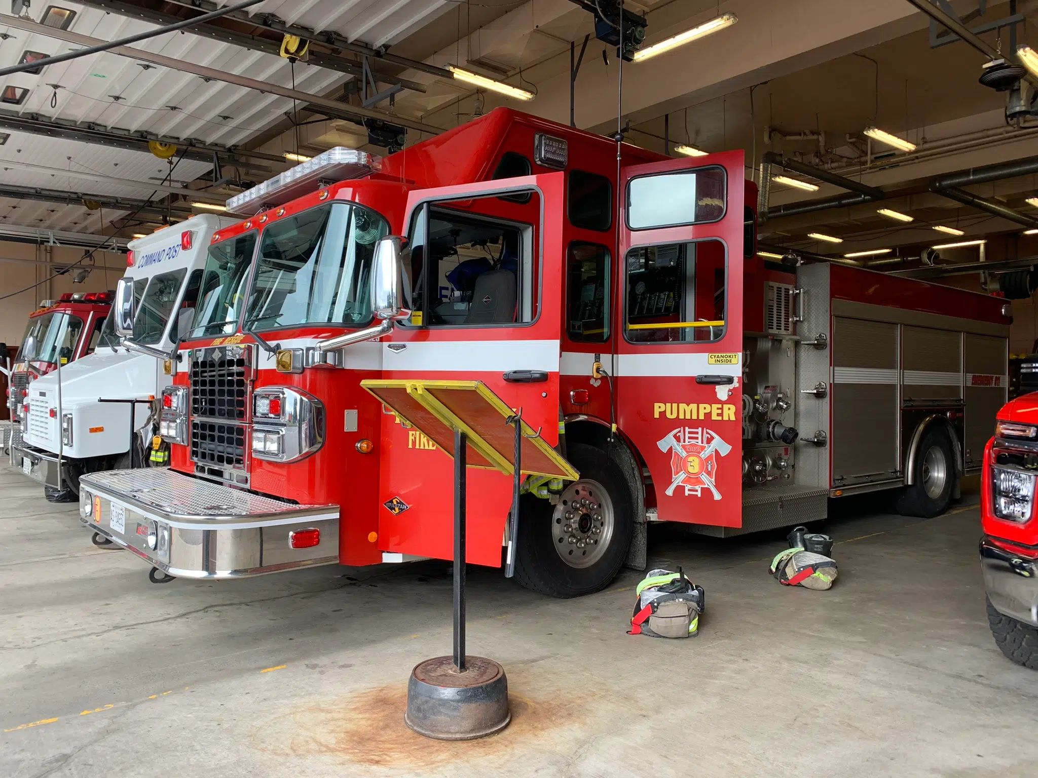 Fire quickly contained on John St Rd