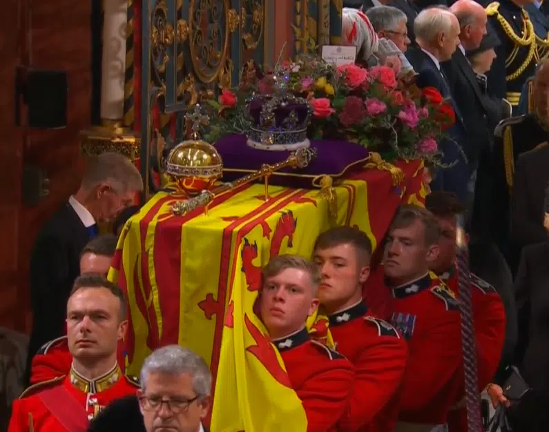 Queen Elizabeth to be buried Monday evening