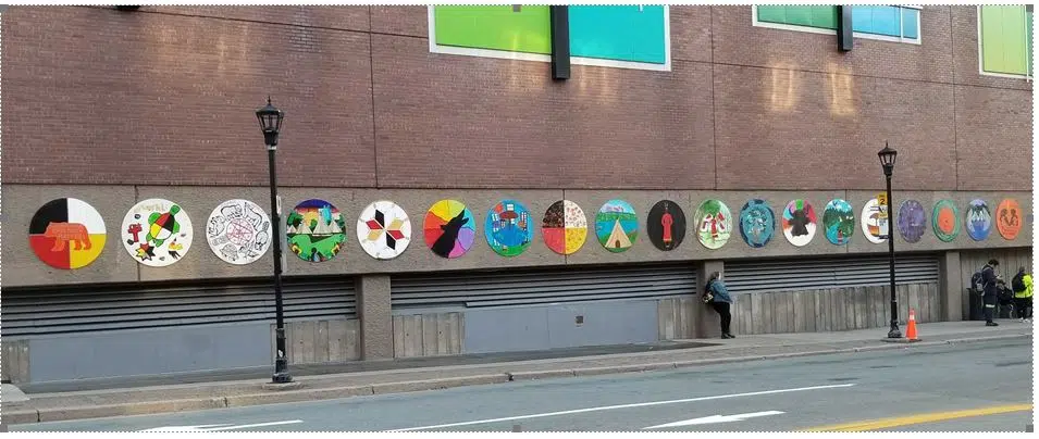 19 new murals decorate Scotia Square, created by Indigenous artists