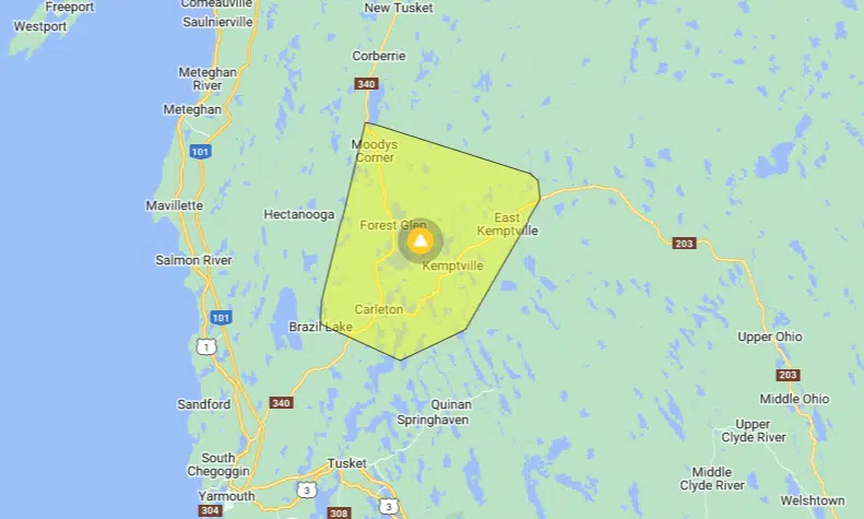 Power outage in Kemptville