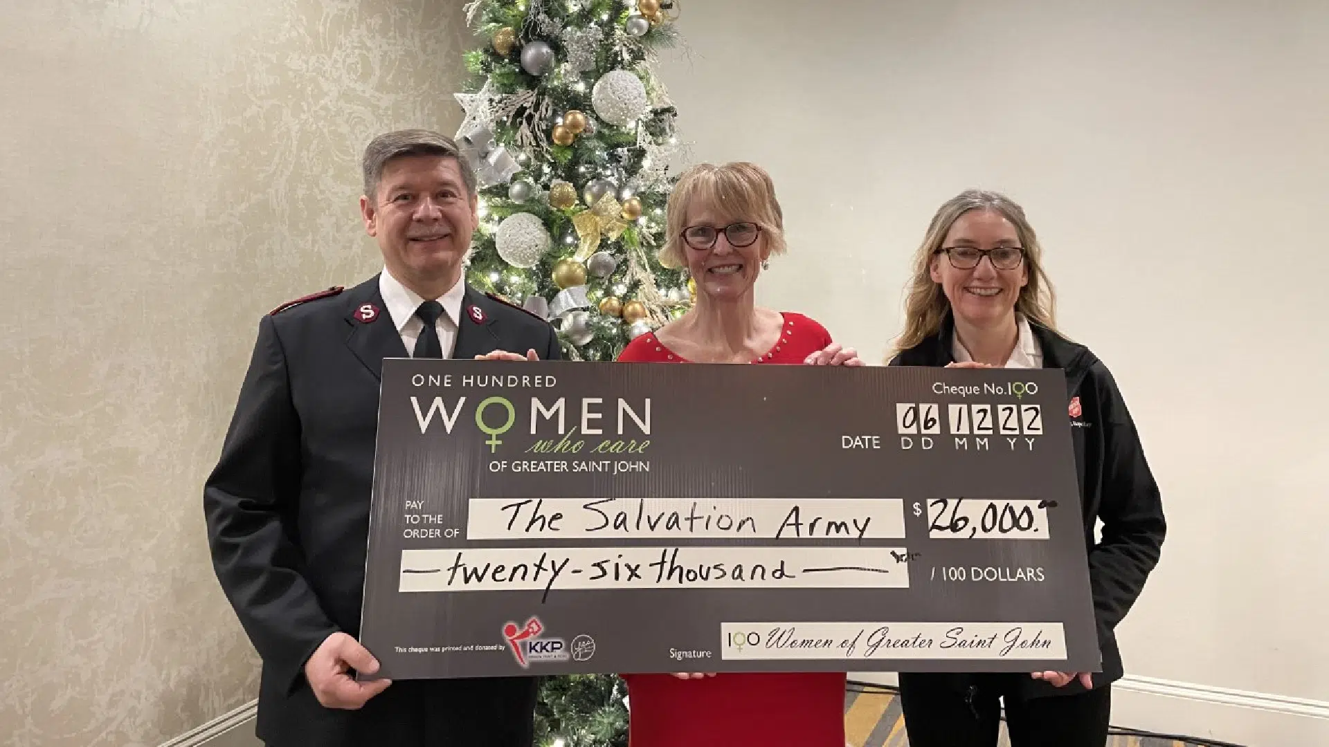 $26K Donation For The Salvation Army