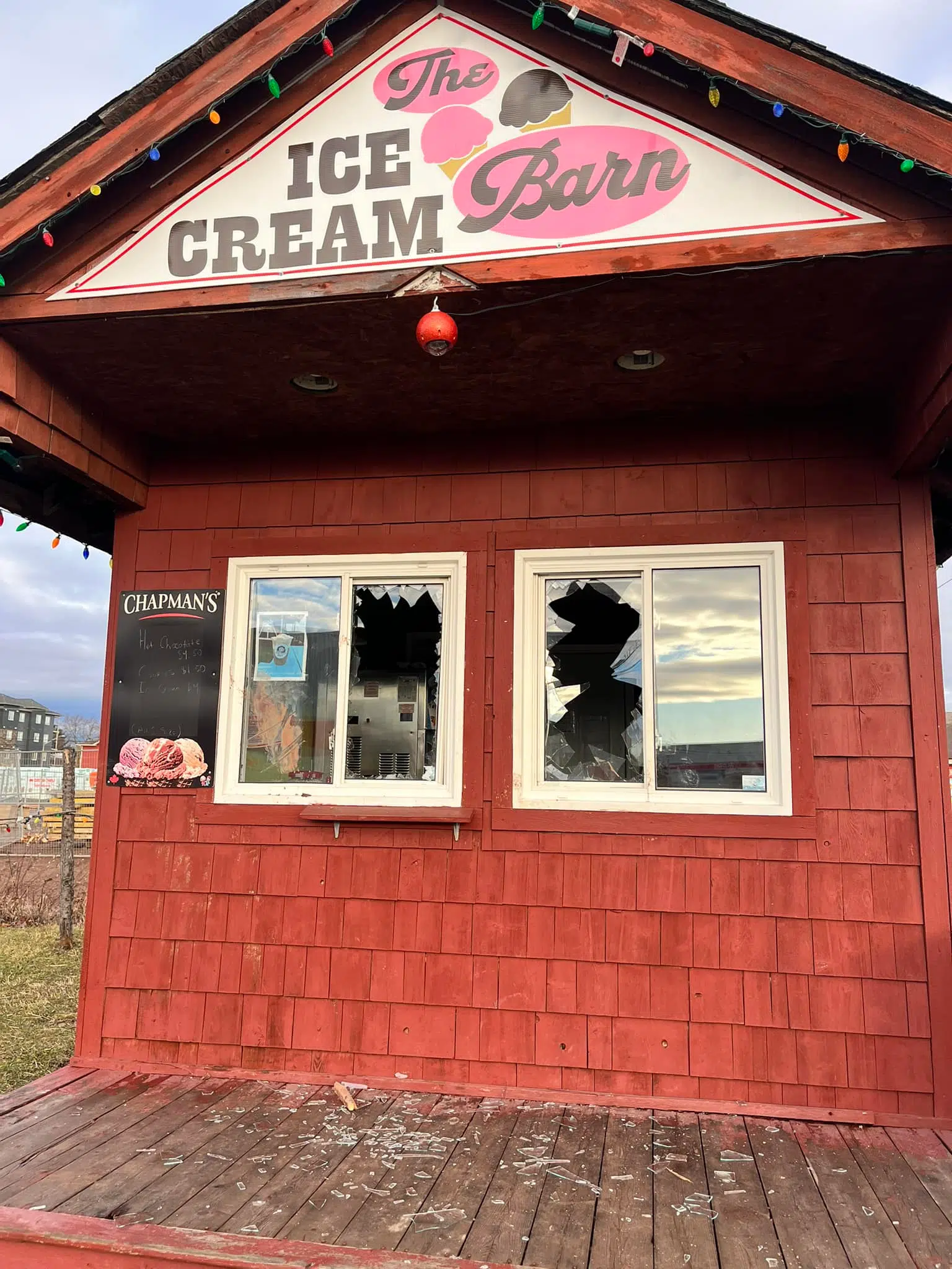 Riverview Ice Cream And Hot Chocolate Business Vandalized