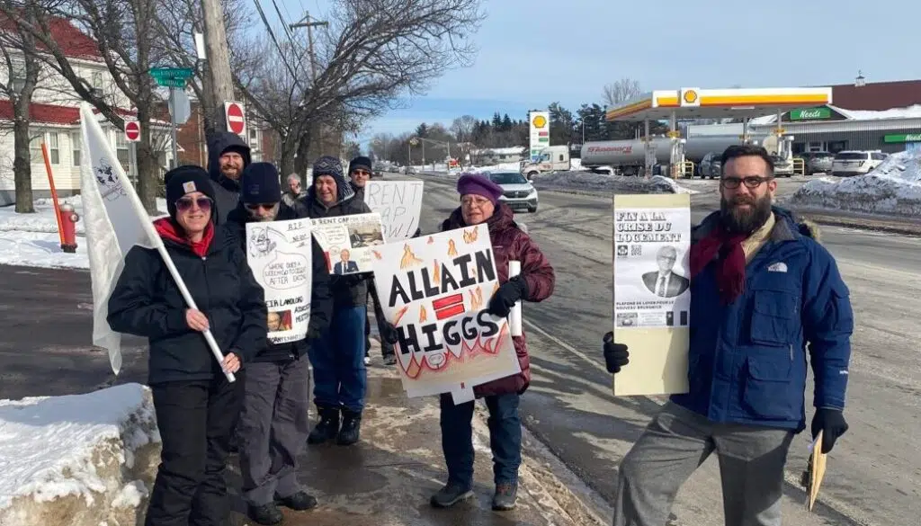 Picketers Brave February Cold To Call For Renewed N.B. Rent Cap