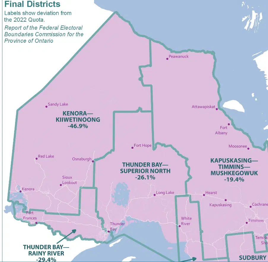 Report Recommends Northern Ontario To Maintain Riding Total