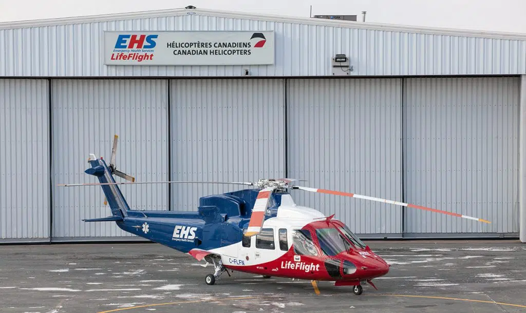 EHS to use backup helipad for LifeFlight at military base in Windor Park