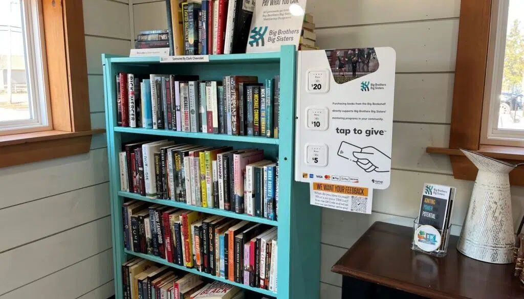 Big Brothers' 'Big Bookshelf' is a little library with heart