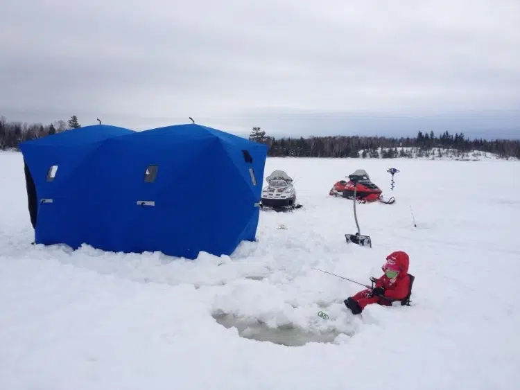 Walleye season ending on Winnipeg River, ice hut deadline coming