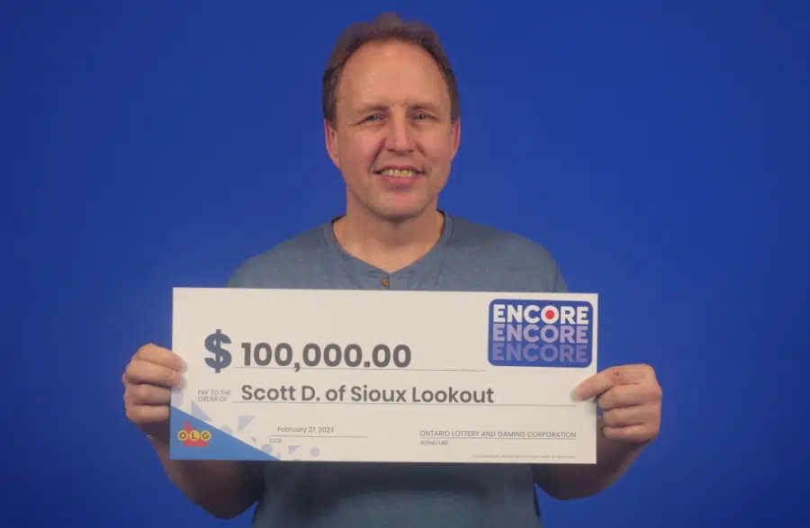 $100,000 lottery win for Sioux Lookout man