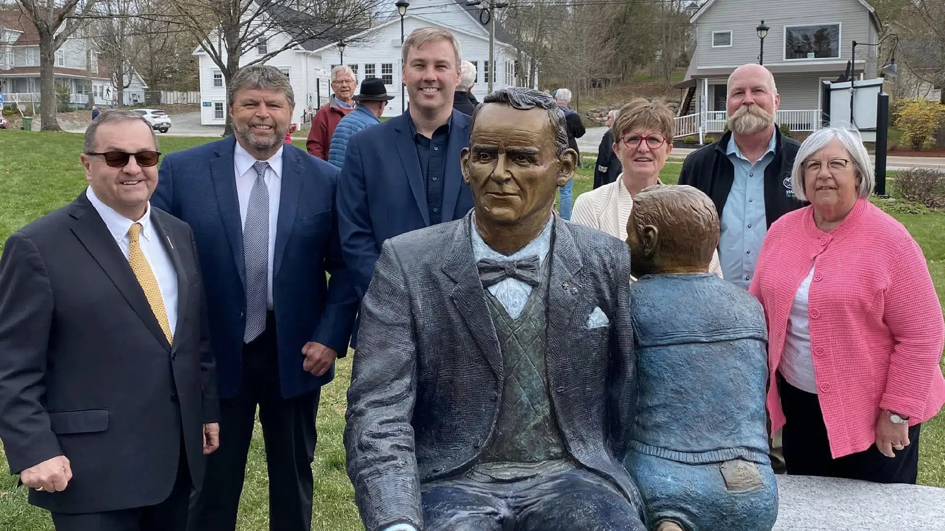 New statue of John Peters Humphrey unveiled in Hampton