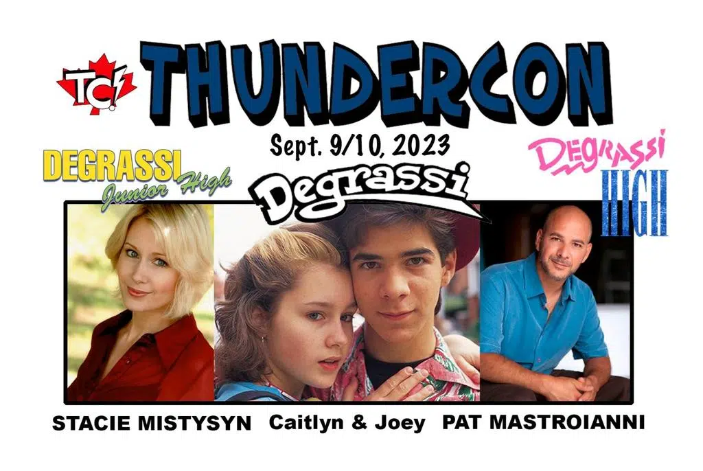 'Degrassi' stars coming to Thundercon