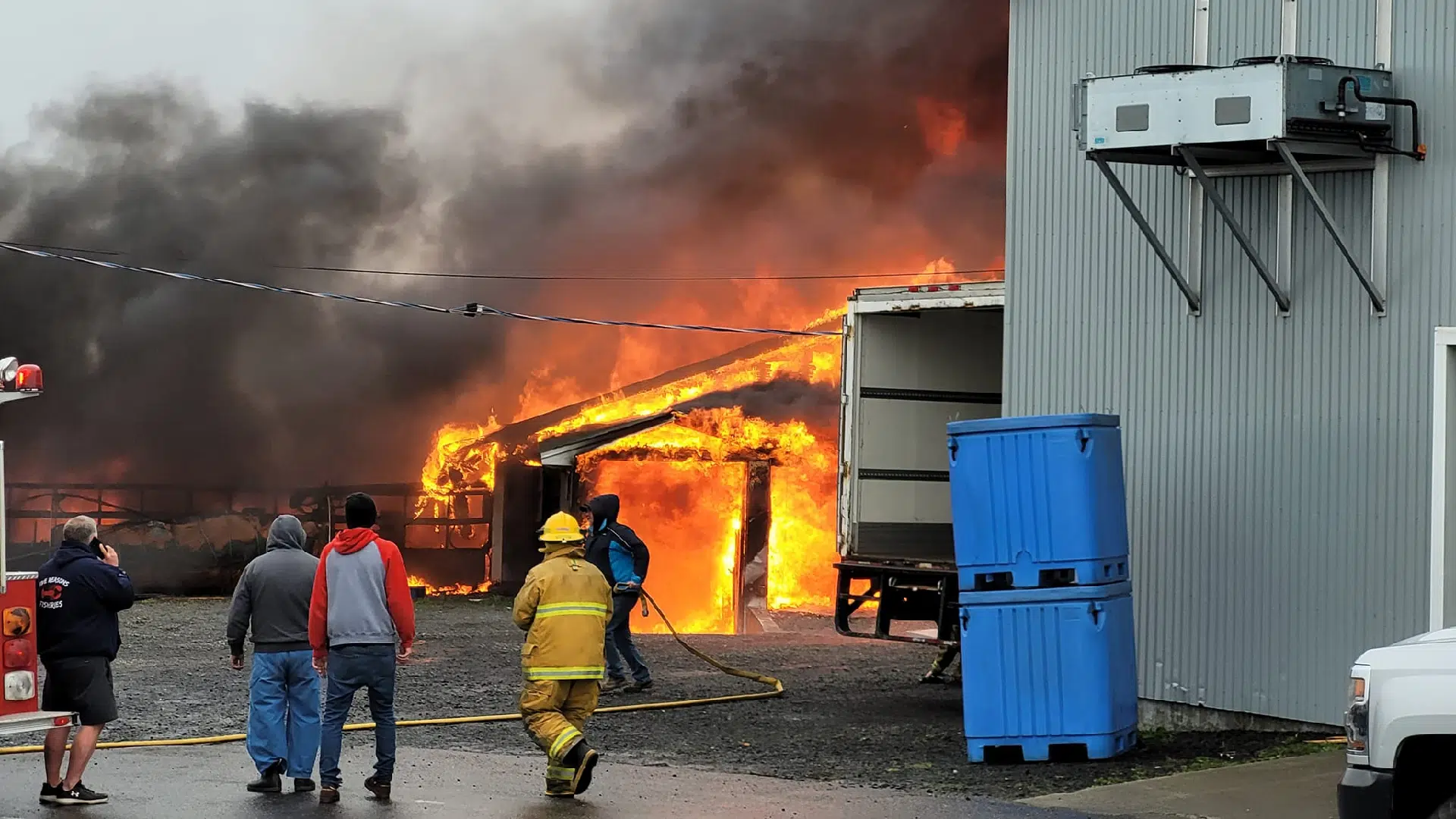 Significant fire at Grand Manan fishery