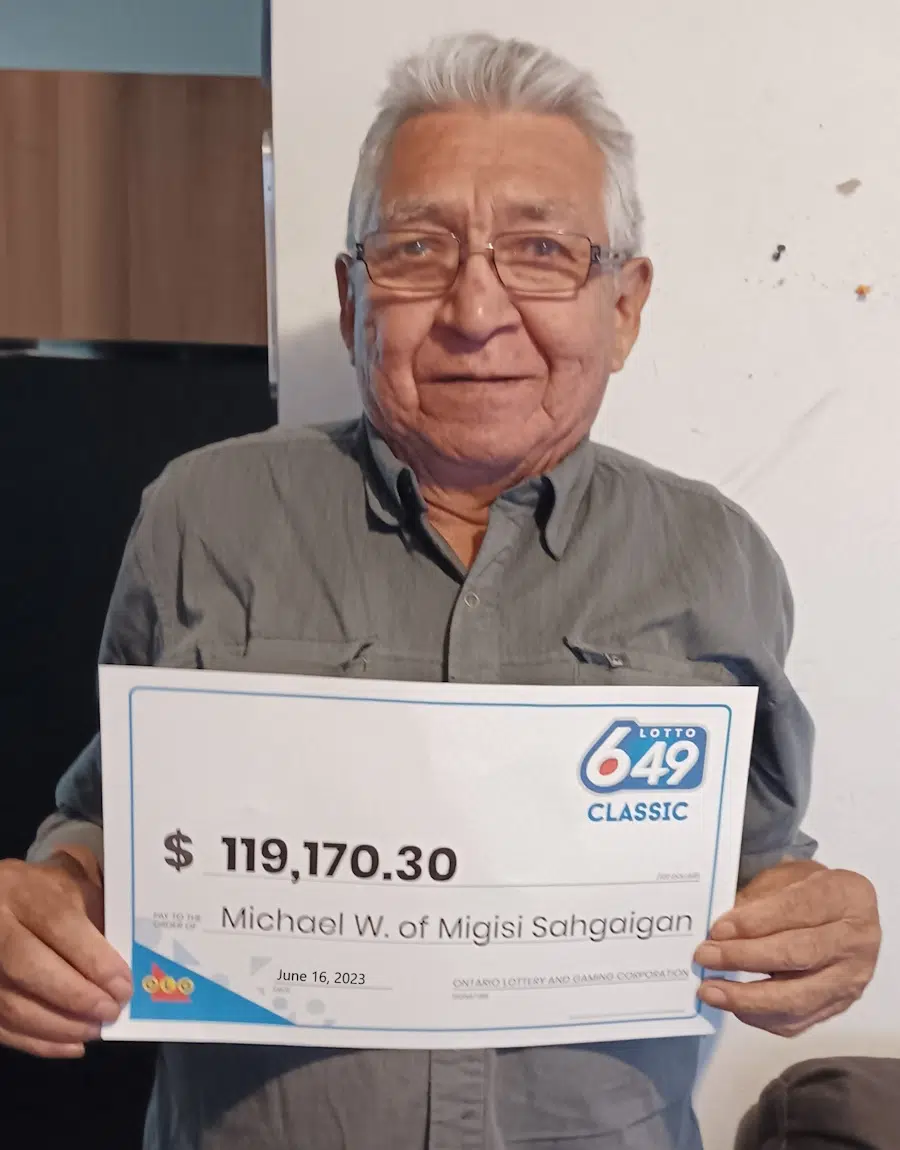 $120,000 lotto ticket winner found in Migisi Sahgaigan