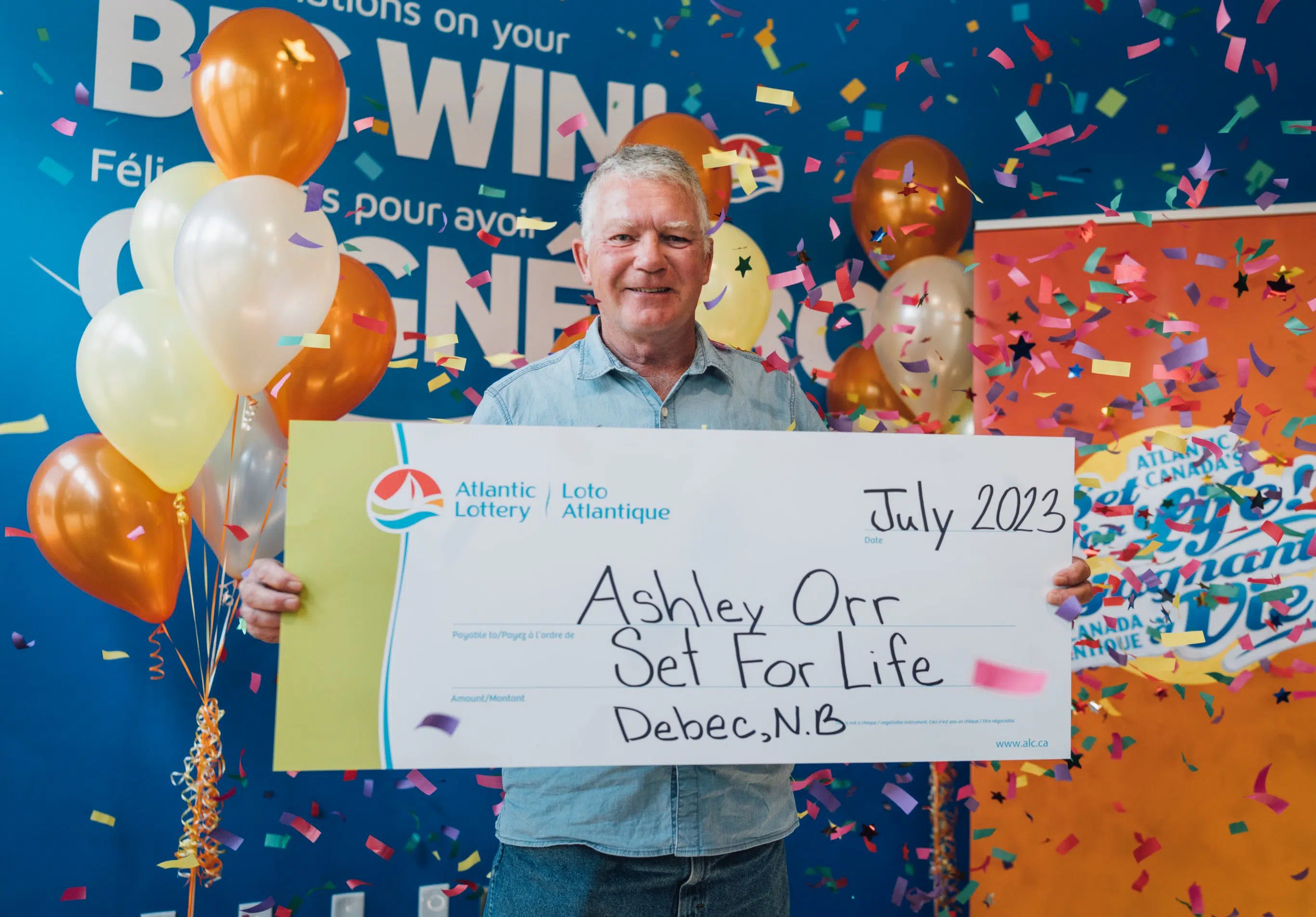 Debec man is Set for Life thanks to Scratch and Win ticket