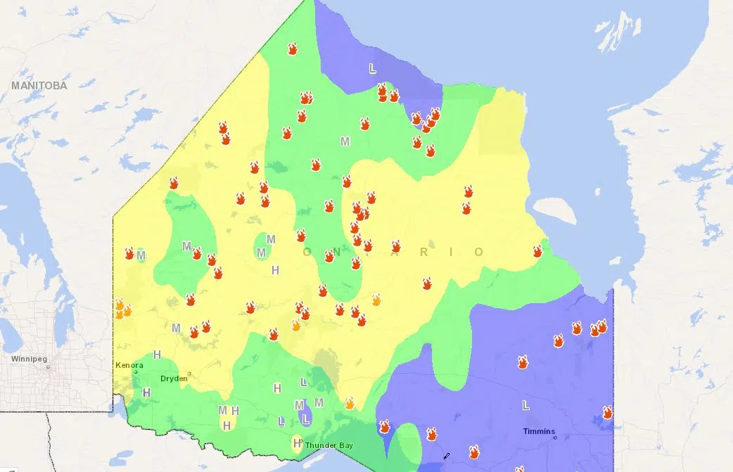 Fire hazard and number of fires jump