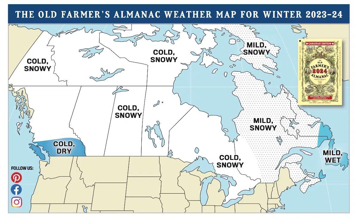 Old Farmers Almanac Forecasts Lots Of Snow This Winter Y955 