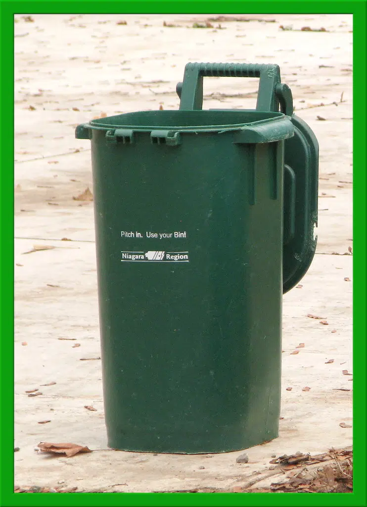 Weekly green bin collection ending tomorrow