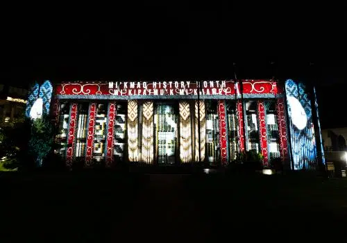 Dazzling light-show series launches with Mi'kmaw History Month tribute in Halifax