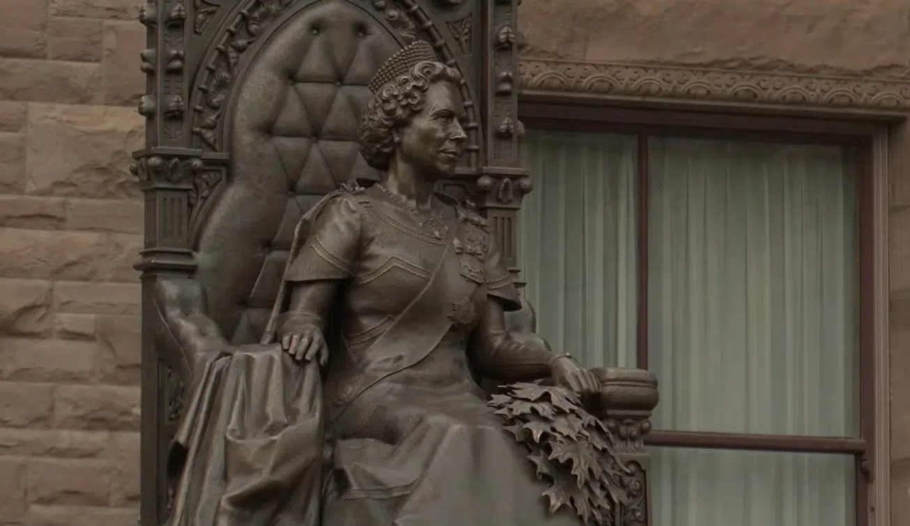 New Queen Elizabeth II statue at Queen's Park