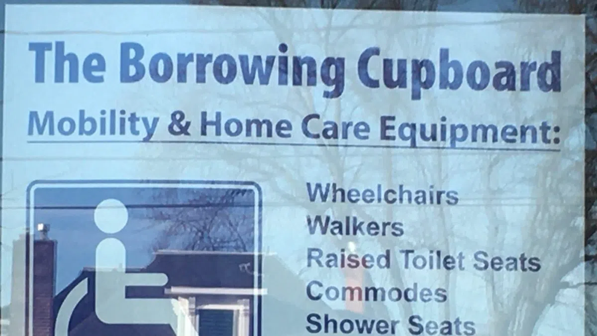 Borrowing Cupboard offering medical mobility equipment Kenora Online