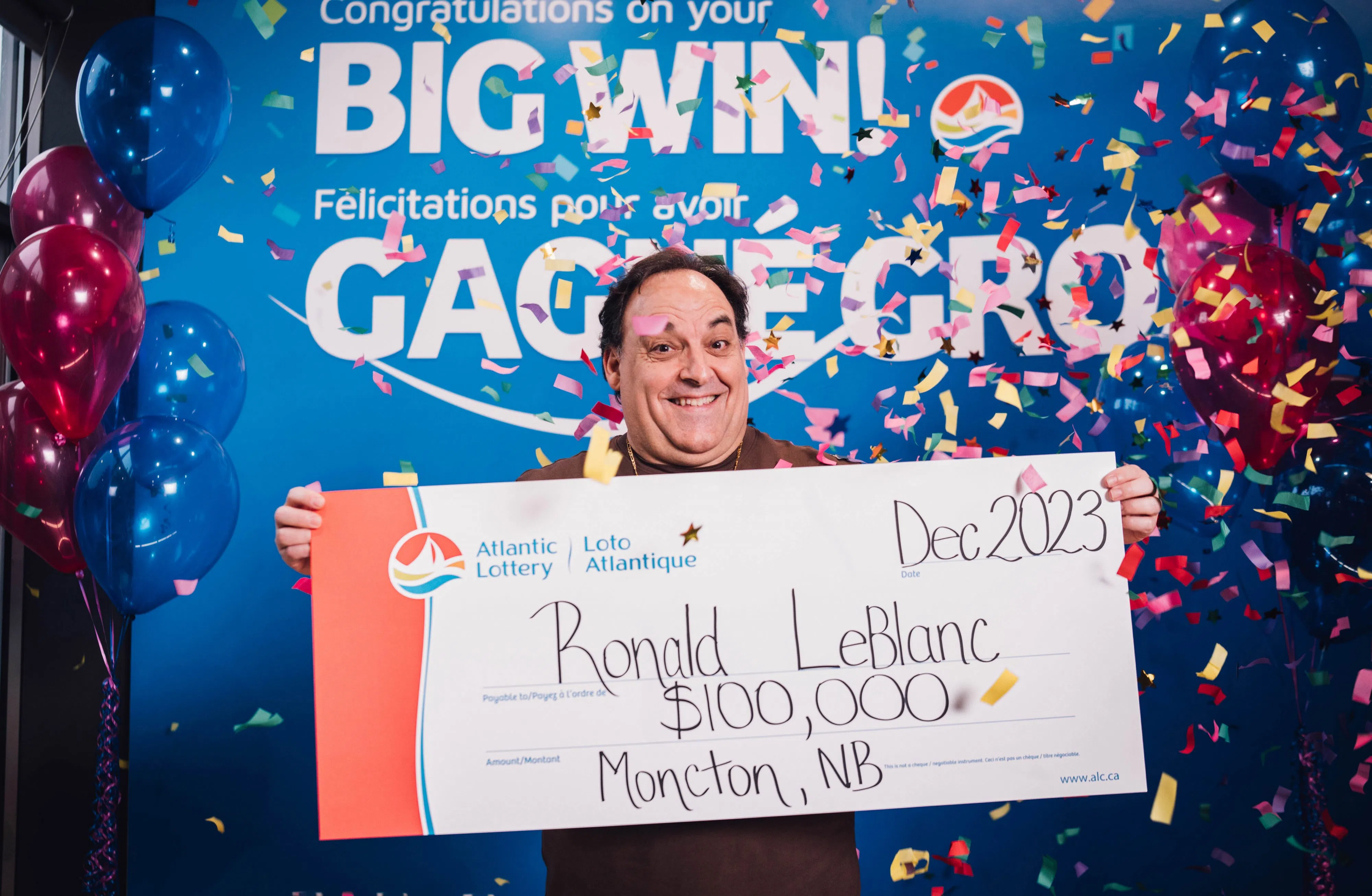 Moncton man spins big win on MEGA 360 wheel