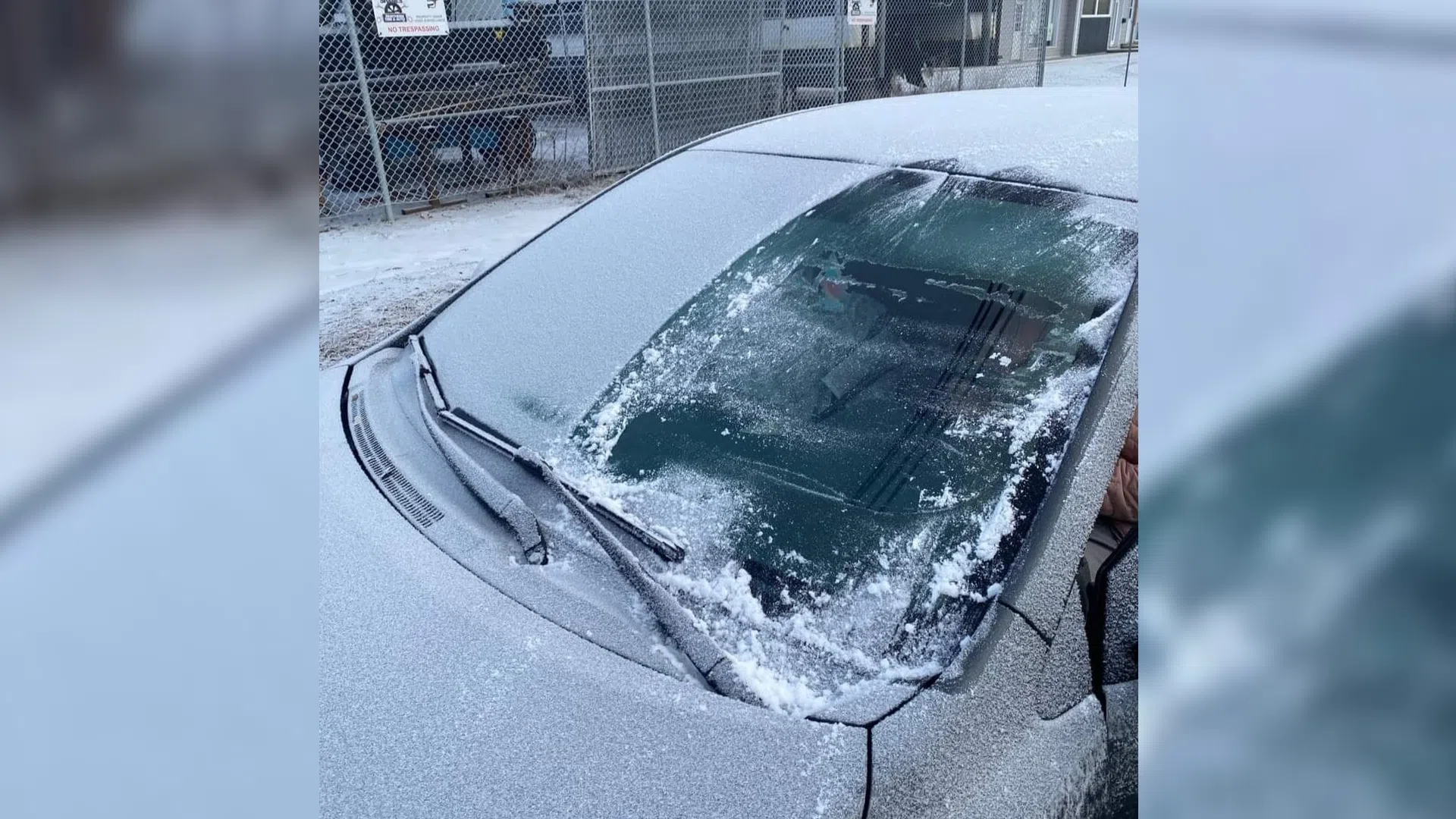 Frosted windshield nets Kenora driver fine & charge