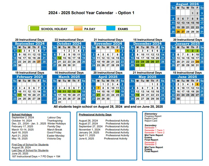 School calendar survey now open